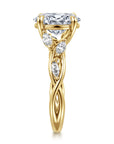 Gabriel & Co. 14K Gold Oval Diamond Engagement Ring - Skeie's Jewelers