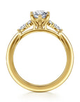 Gabriel & Co. 14K Yellow Gold Marquise Diamond Engagement Ring - Skeie's Jewelers