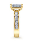 Gabriel & Co. 14K Yellow Gold Emerald Cut Diamond Engagement Ring - Skeie's Jewelers