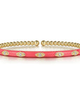 Gabriel & Co. Enamel Marquise-Shape Bujukan Bracelet - Skeie's Jewelers