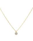 Mini Diamond Cluster Pendant Necklace - Skeie's Jewelers