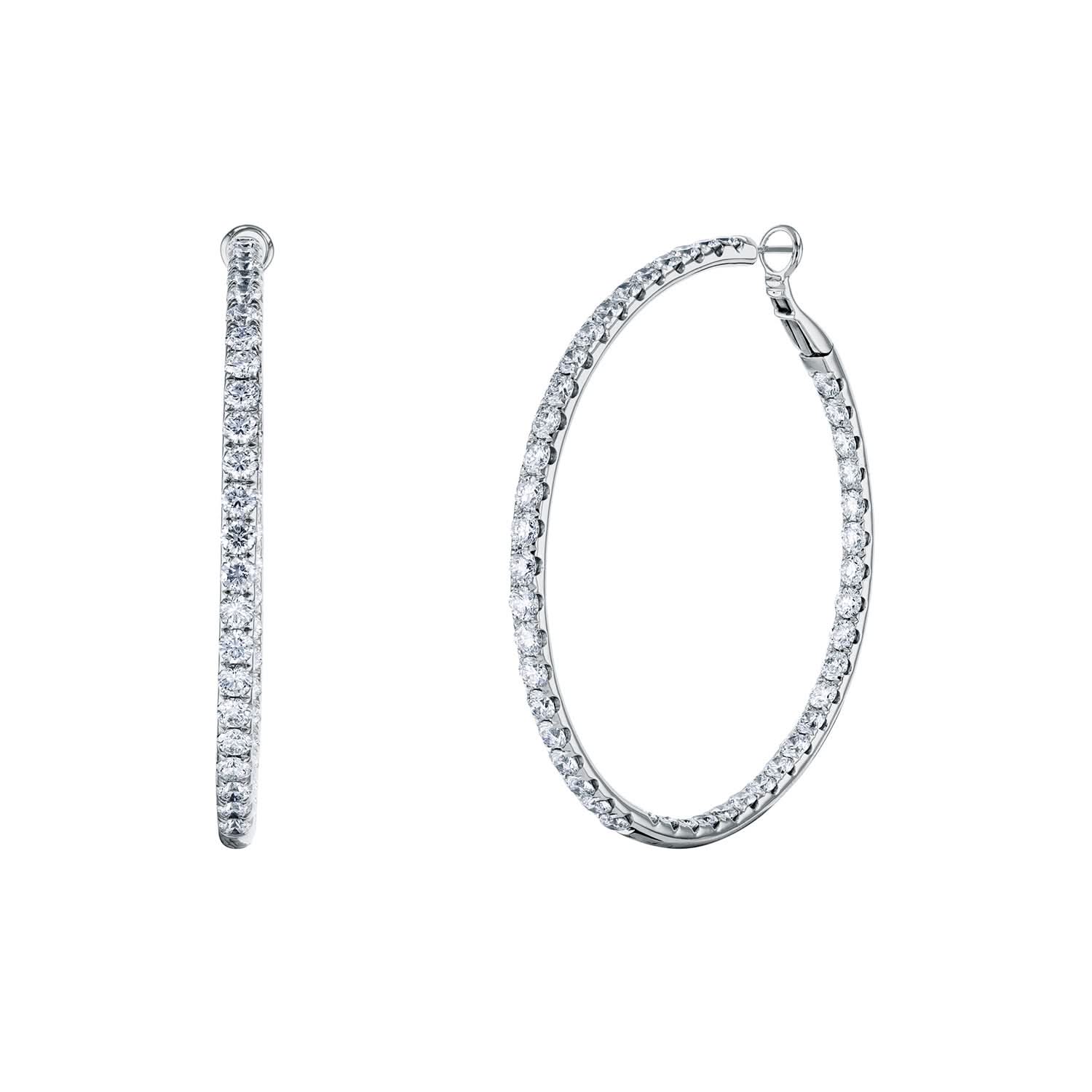 The Ultimate Diamond Hoops - Skeie's Jewelers
