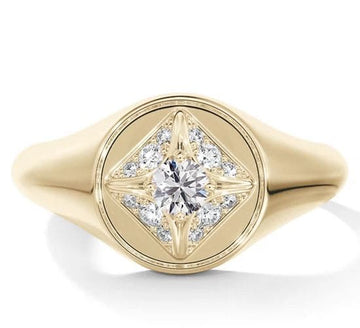 Forevermark Icon™ Radiance Signet Ring - Skeie's Jewelers