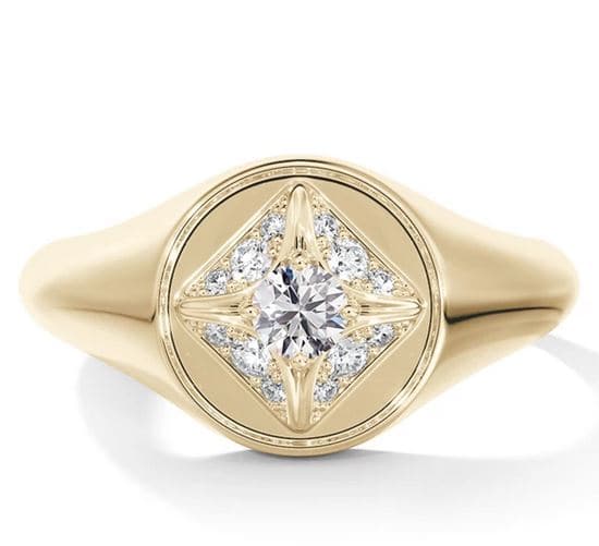 Forevermark Icon™ Radiance Signet Ring - Skeie's Jewelers