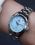 Grand Seiko STGK023 Blue 'Mizu-hanada' Diamond Dial Automatic Watch - Skeie's Jewelers