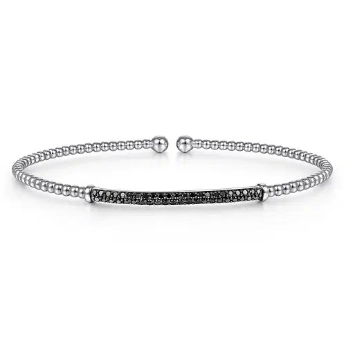Gabriel & Co. Bujukan Pave Diamond Bar Beaded Bracelet - Skeie's Jewelers