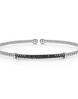 Gabriel & Co. Bujukan Pave Diamond Bar Beaded Bracelet - Skeie's Jewelers
