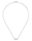 Gabriel & Co. Pave Diamond Curved Bar Necklace - Skeie's Jewelers