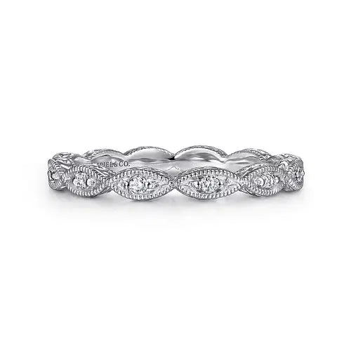 Gabriel & Co. Diamond Marquise-Station Ring - Skeie's Jewelers
