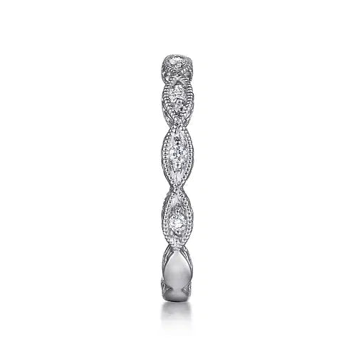 Gabriel &amp; Co. Diamond Marquise-Station Ring - Skeie&#39;s Jewelers