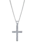 Gabriel & Co Diamond Cross Pendant Necklace - Skeie's Jewelers