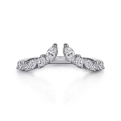 Gabriel & Co Marquise Diamond Open Band - Skeie's Jewelers
