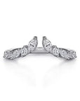 Gabriel & Co Marquise Diamond Open Band - Skeie's Jewelers