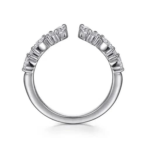 Gabriel & Co Marquise Diamond Open Band - Skeie's Jewelers