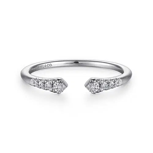 Gabriel & Co Diamond-Acccented Open Band - Skeie's Jewelers
