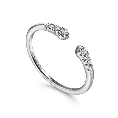 Gabriel & Co Diamond-Acccented Open Band - Skeie's Jewelers