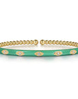 Gabriel & Co. Enamel Marquise-Motif Bujukan Bracelet - Skeie's Jewelers