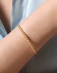 Gabriel & Co. Bujukan Graduated Bead Open Bangle - Skeie's Jewelers