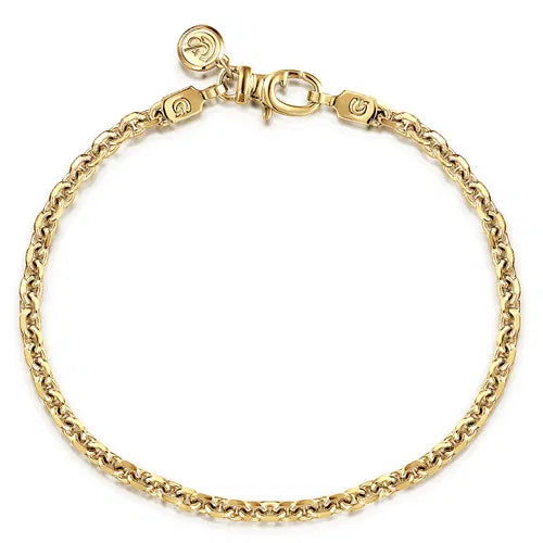 Gabriel &amp; Co. Sterling Silver Thick Cable Link Bracelet - Skeie's Jewelers
