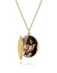 Gabriel & Co. Gold Oval Locket - Skeie's Jewelers