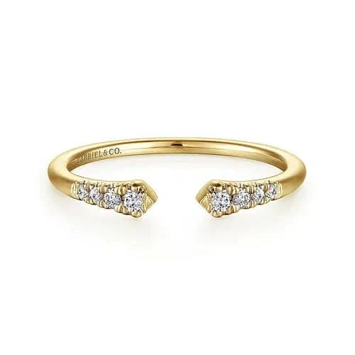 Gabriel & Co Diamond-Acccented Open Band - Skeie's Jewelers