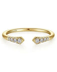 Gabriel & Co Diamond-Acccented Open Band - Skeie's Jewelers
