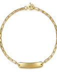 Gabriel & Co. Hollow Paperclip Bar Bracelet - Skeie's Jewelers