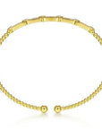 Gabriel & Co. Yellow Gold Diamond Station Bujukan Bracelet - Skeie's Jewelers
