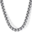 Gabriel & Co. Sterling Silver Rounded Box Chain Necklace - Skeie's Jewelers
