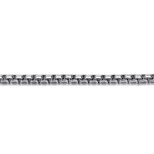 Gabriel & Co. Sterling Silver Rounded Box Chain Bracelet - Skeie's Jewelers