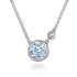 Gabriel & Co. Sterling Silver Gemstone & Diamond Accent Necklace - Skeie's Jewelers
