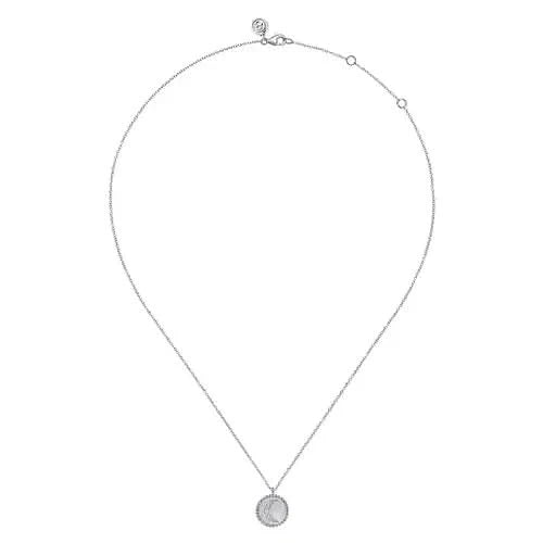 Gabriel & Co Sterling Silver Bujukan Moon Medallion - Skeie's Jewelers
