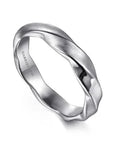 Gabriel & Co Men's Sterling Silver Twisted Band - Skeie's Jewelers