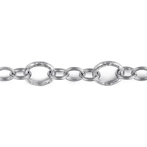 Gabriel & Co Sterling Silver Chunky Toggle Bracelet - Skeie's Jewelers