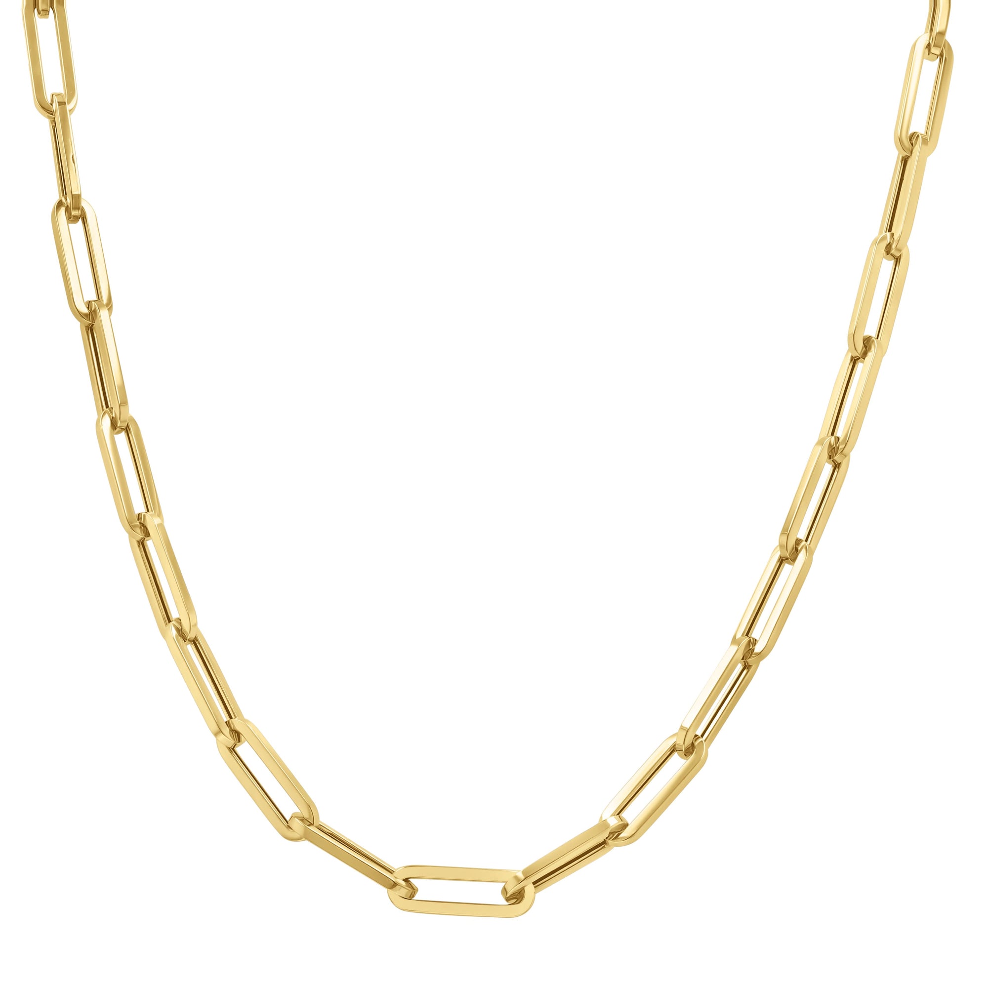 Chunky Gold Paperclip Chain Necklace - Skeie's Jewelers