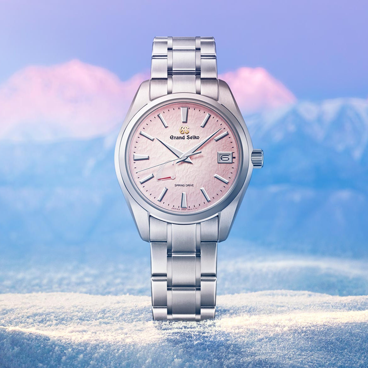 Grand Seiko SBGA497 Pink 'Hotaka' Spring Drive - 25th Anniversary Watch - Skeie's Jewelers