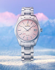 Grand Seiko SBGA497 Pink 'Hotaka' Spring Drive - 25th Anniversary Watch - Skeie's Jewelers