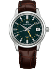 Grand Seiko SBGM241 Green Dial GMT Automatic Watch - Skeie's Jewelers