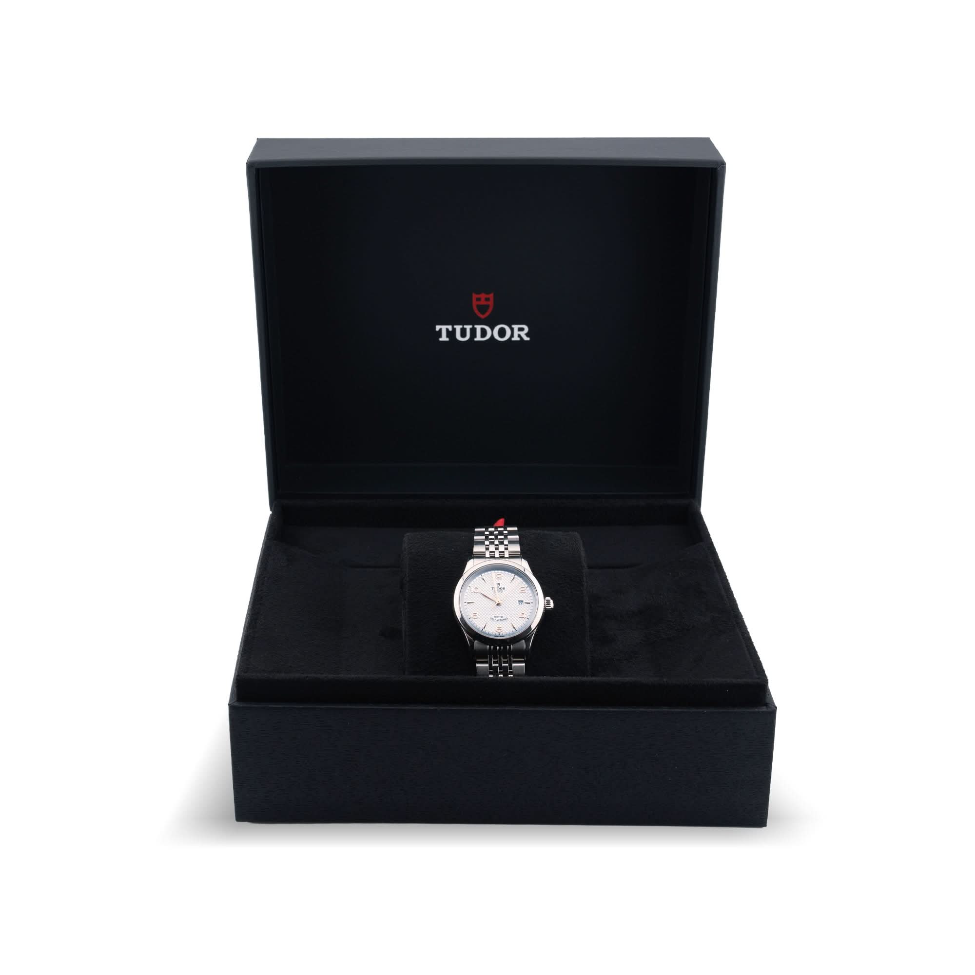 Pre-Owned Tudor 1926 28mm Ladies Watch Steel Case Silver Dial - Skeie's Jewelers