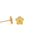 Yellow Gold Buttercup Flower Stud Earrings by Lika Behar - Skeie's Jewelers