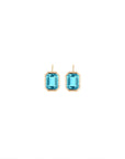 Goshwara Emerald-Cut Topaz Dangle Earrings - Skeie's Jewelers