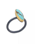 Lika Behar Katya Turquoise Ring - Skeie's Jewelers