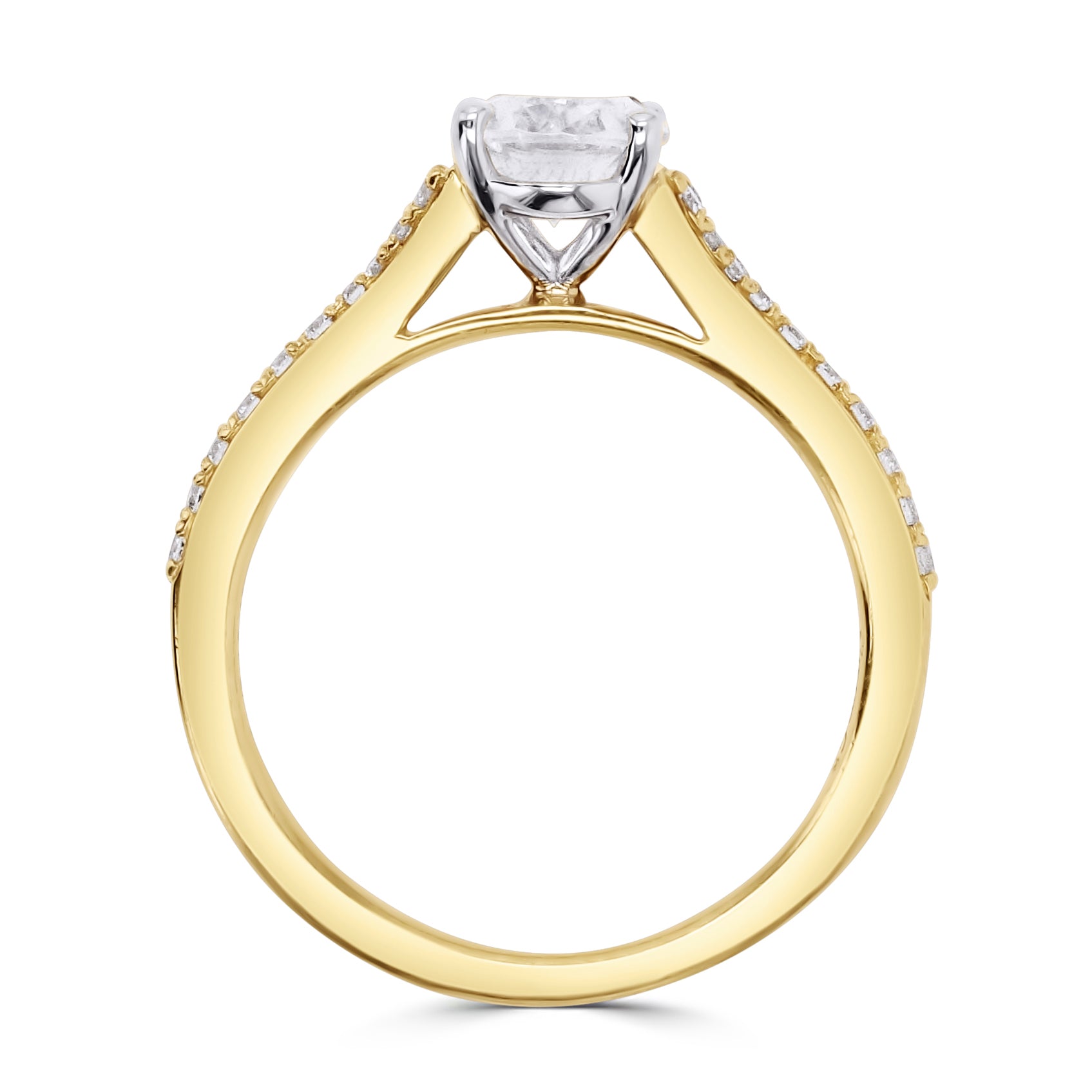 Simon G Split Shank Engagement Ring - Skeie's Jewelers