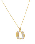 University of Oregon "O" Pendant with Pave Diamond - Skeie's Jewelers