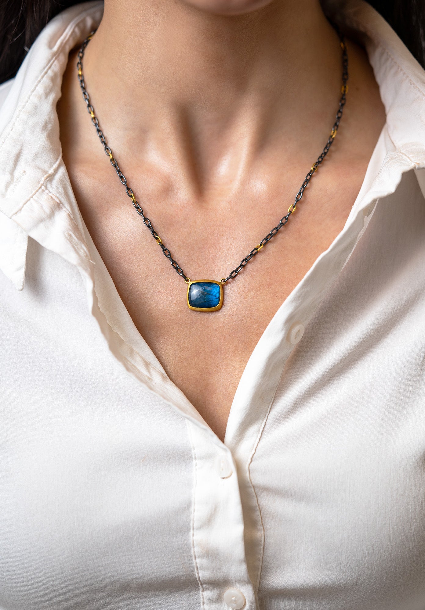 Lika Behar Kami Labradorite Necklace - Skeie's Jewelers