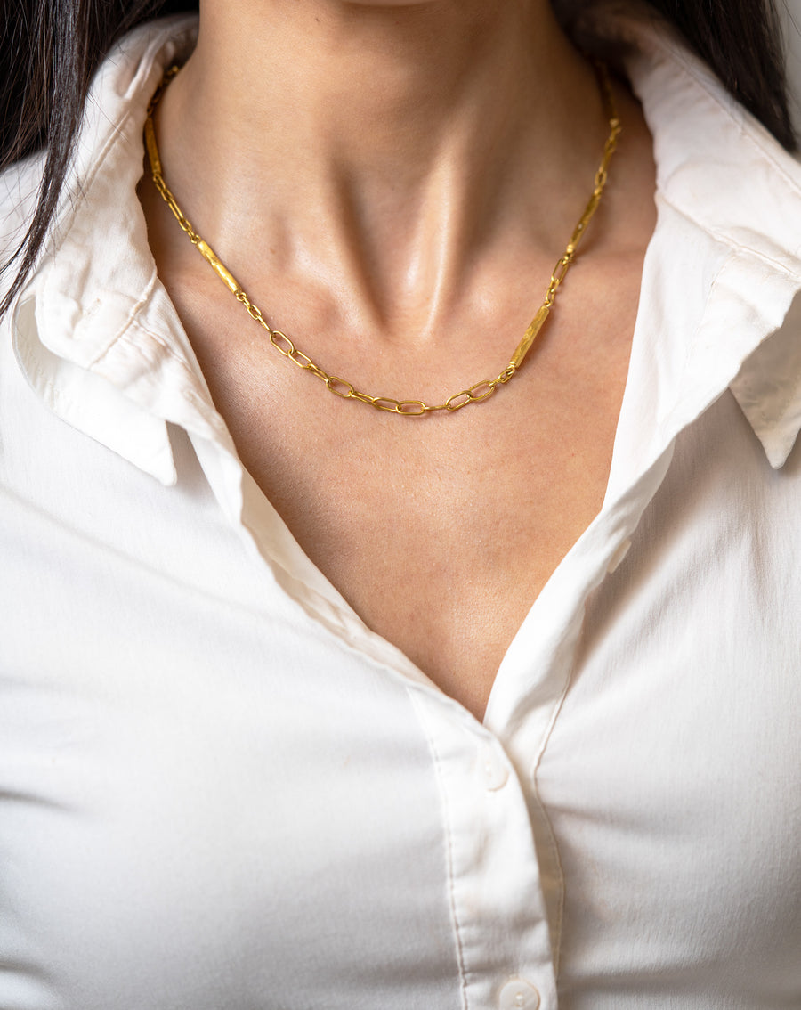 Lika Behar Gold Twiga Chain Necklace