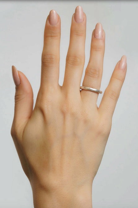 Lika Behar Sterling Silver Hammered Band Rings - Skeie's Jewelers