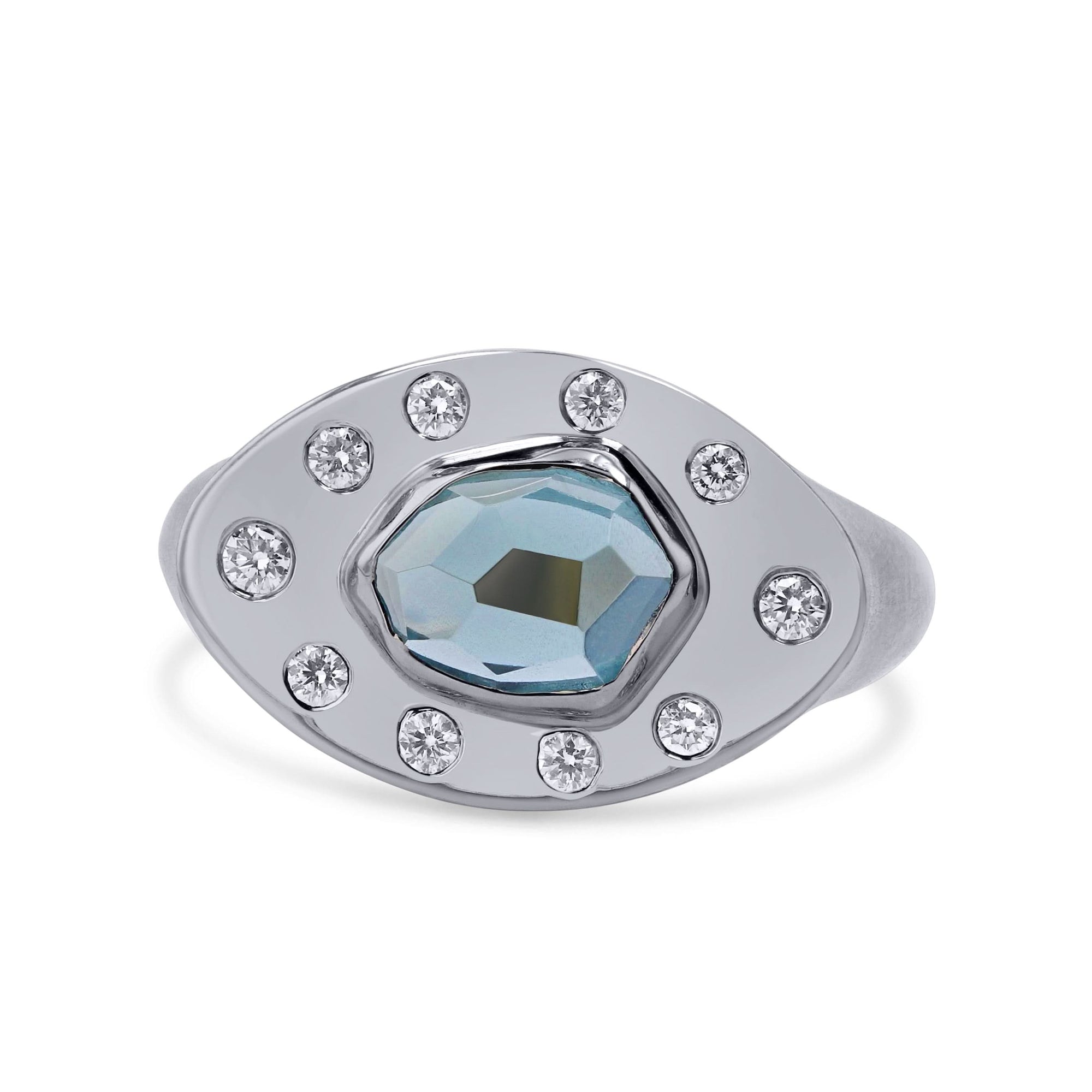 Lika Behar Penelope Aquamarine Ring - Skeie's Jewelers