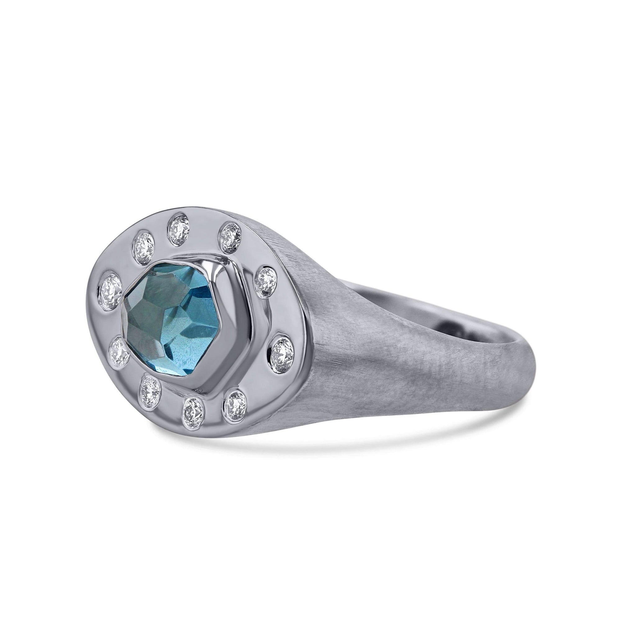 Lika Behar Penelope Aquamarine Ring - Skeie's Jewelers