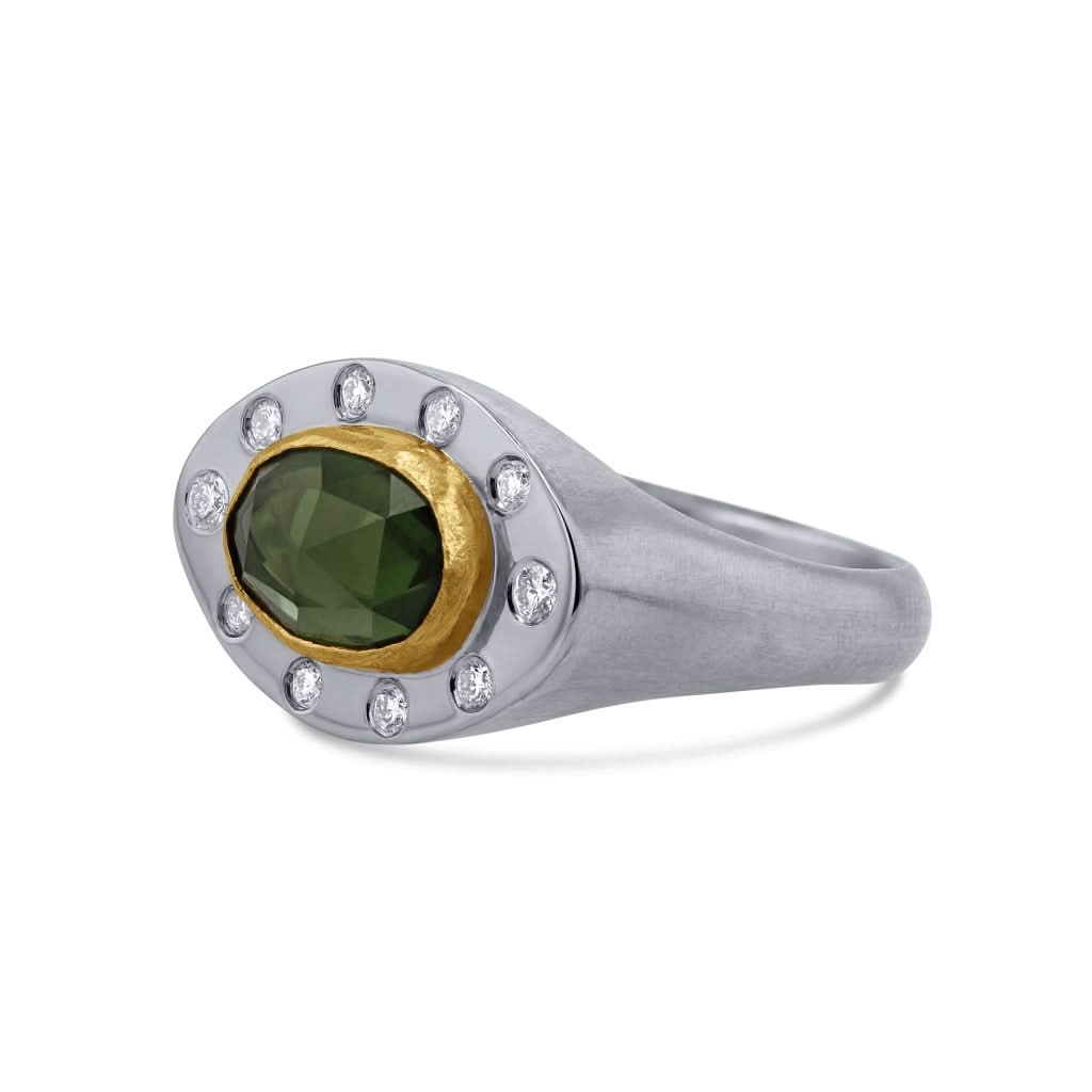 Lika Behar Penelope Green Tourmaline Ring - Skeie's Jewelers